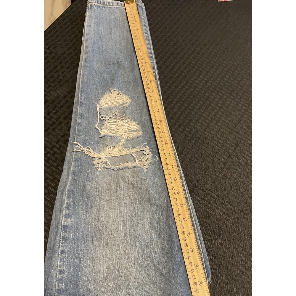 Rewash Jeans Womens 5/27 High Rise Mom Button Fly Distressed Vintage Reunion - Picture 12 of 13